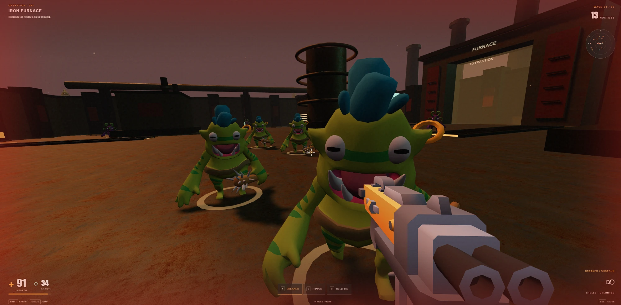 Carnage Commander screenshot 1